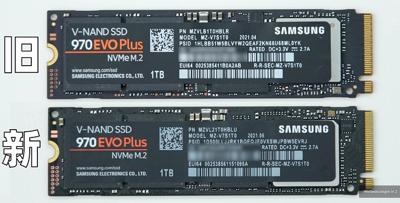 В SSD Samsung 970 Evo Plus незаметно сменилась платформа. Накопитель стал быстрее, но лишь до определённого предела